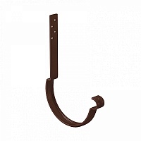 Крюк желоба металлический длинный Аквасистем 150/100 Pural RAL 8017 коричневый