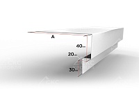 Откос СКС-2 RAL 9003 белый