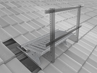 Переходный мостик PRESTIGE ZN L-2,5м для натуральной черепицы цинк