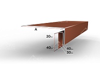 Откос СКС-3 RAL 8004 терракотовый