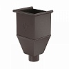Воронка водосборная удлиненная Aquasystem 125/90 Pural Matt
