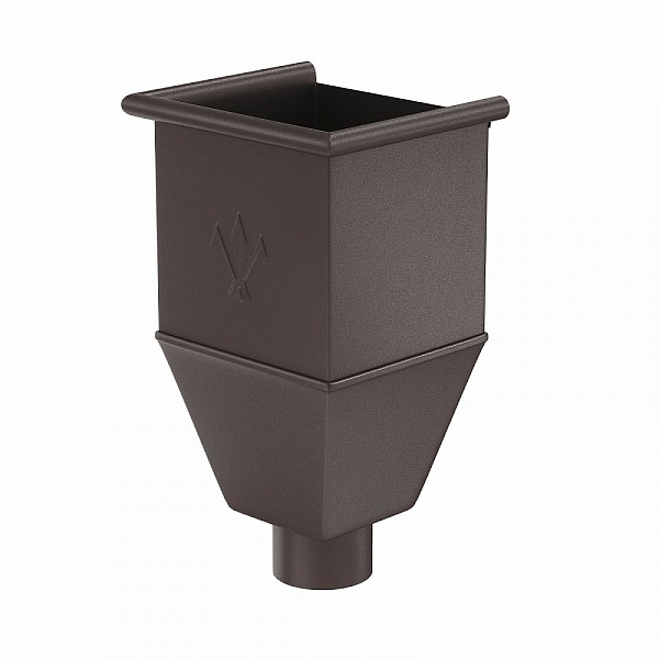 Воронка водосборная удлиненная Aquasystem 125/90 Pural Matt