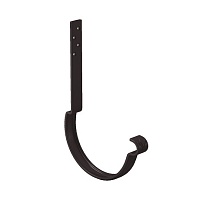 Крюк желоба длинный Аквасистем 125/90 Pural Matt RR33 черный