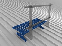 Переходный мостик PRESTIGE ZN NEXT L-1,2м универсальный RAL 5005 синий