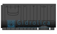 834pro Лоток водоотводный Gidrolica Pro ЛВ-30.38.48 - пластиковый