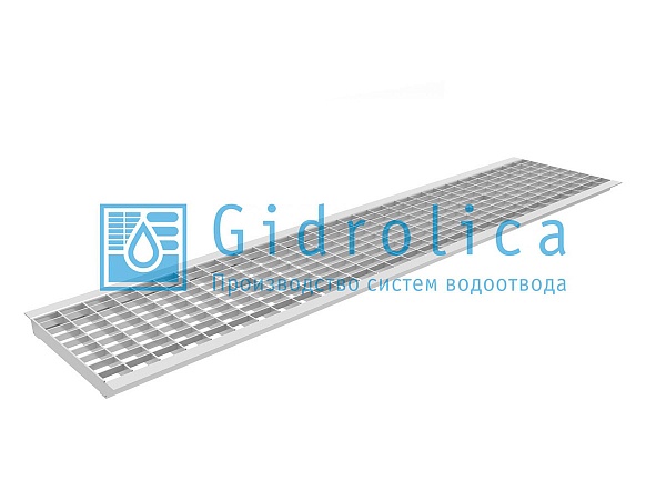 Решетка водоприемная Gidrolica Standart РВ -20.24.100 - ячеистая стальная оцинкованная, кл. В125