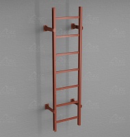 Лестница пожарная П1-1 800мм L-1,05м RAL 8004 терракотовый