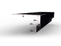 Откос СКС-2 RAL 9005 черный