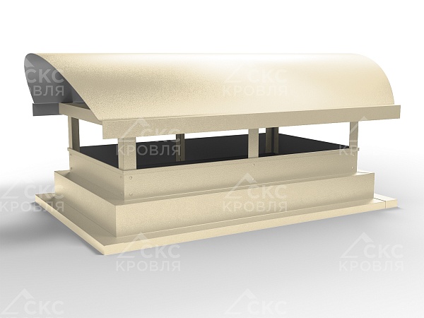 Дымник на трубу СКС-3 360x410мм RAL 1015 светло-бежевый